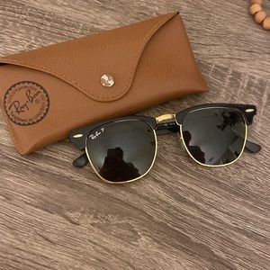 Rayban clubmaster sunglasses (POLARIZED ☀️☀️)